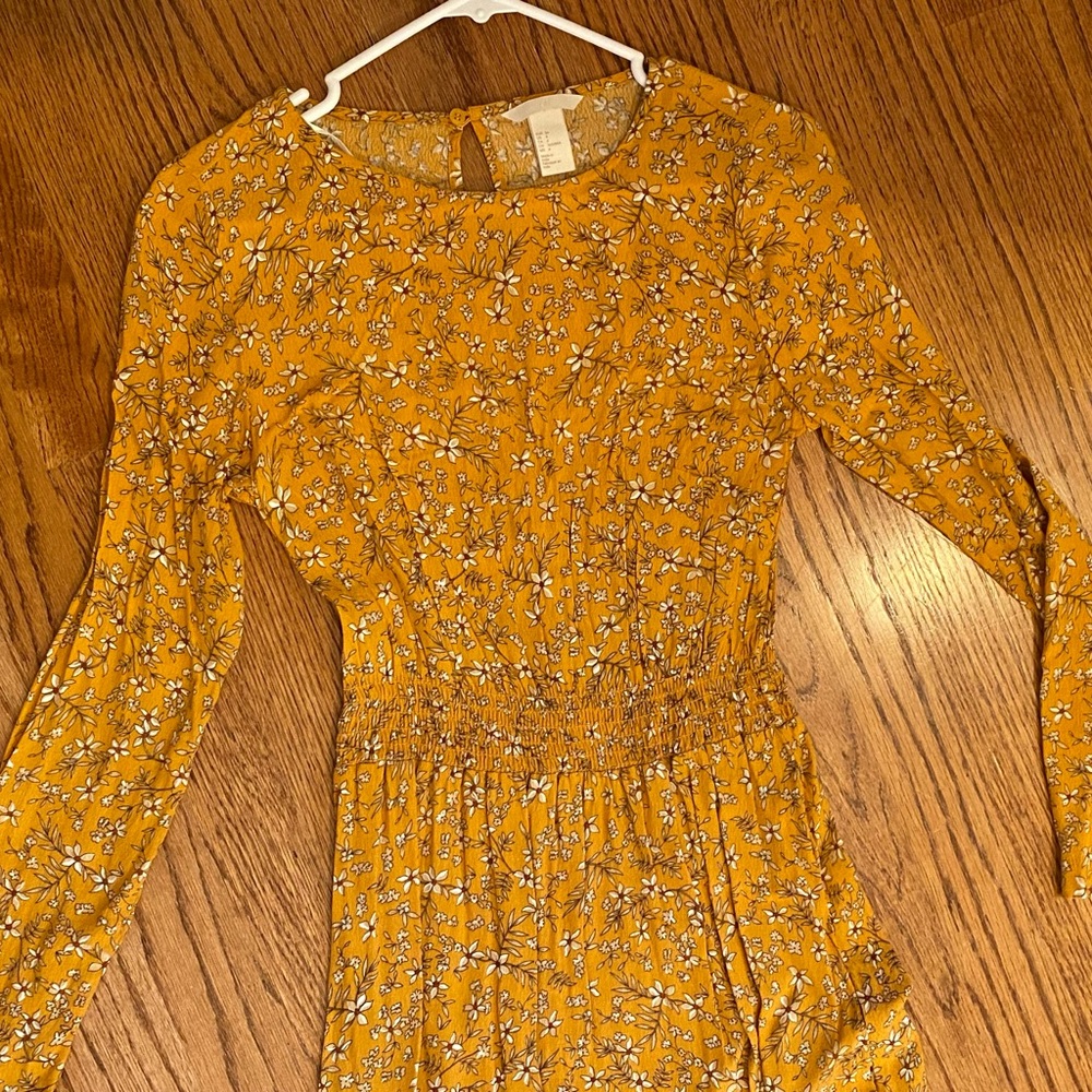 H&M Yellow Floral Dress